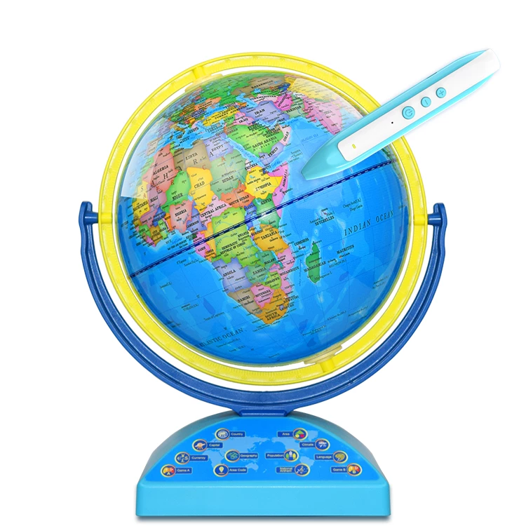 22.8cm (9") Talking Globe with Full-Swing Meridian – Interactive Educational Tool detail view 2